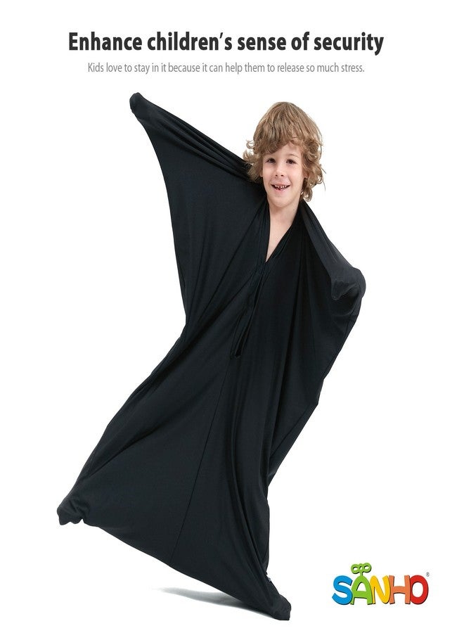SANHO Sensory Sock Body Sock,Small,Perfect for Children with Sensory Processing Disorder,Updated Version,Black - Image 3